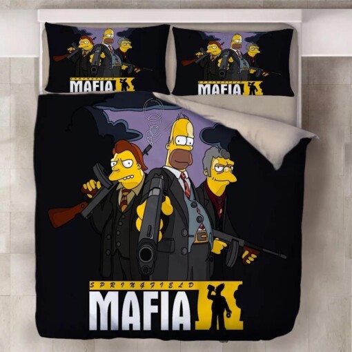 Anime The Simpsons Homer J Simpson 4 Duvet Cover Pillowcase