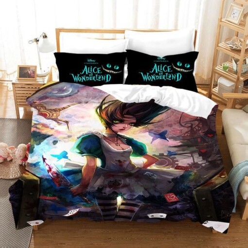 Alice In Wonderland 22 Duvet Cover Pillowcase Bedding Sets Home