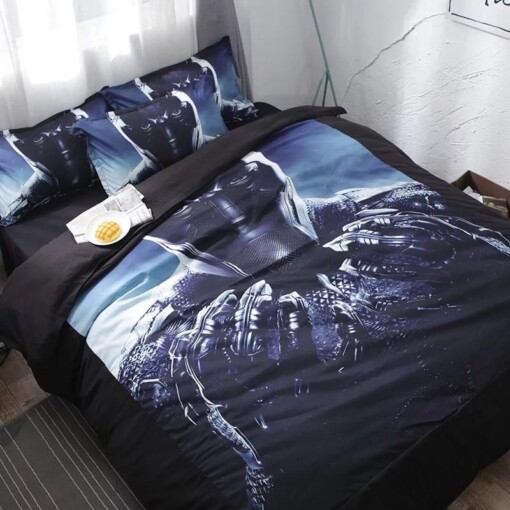 Black Panther 5 Duvet Cover Pillowcase Bedding Set Quilt Bed
