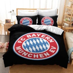 Fc Bayern Bayern Munich Football Club 17 Duvet Cover Pillowcase