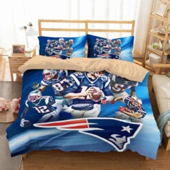 3d Printed New England Patriots Team Bedding Sets 8211 1