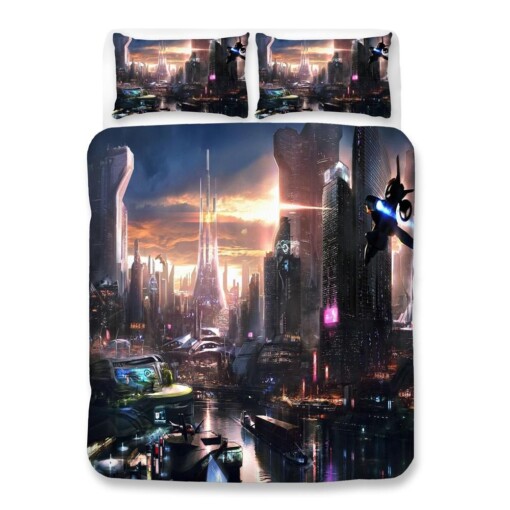 Cyberpunk 2077 79 Duvet Cover Quilt Cover Pillowcase Bedding Sets