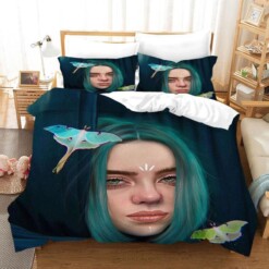 Billie Eilish Bellyache 44 Duvet Cover Pillowcase Bedding Sets Home