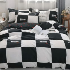 Black And White Cute Bedding Sets High Quality Cotton Bedding