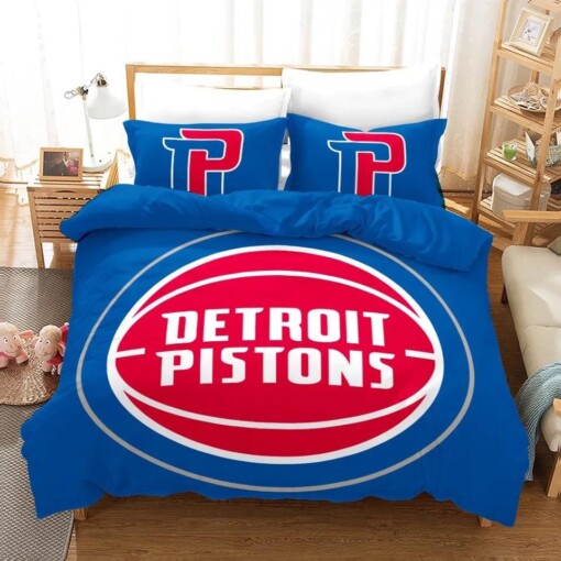 Basketball Detroit Pistons Basketball 22 Duvet Cover Quilt Cover Pillowcase