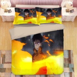 Enn Enn No Shouboutai Fire Force 11 Duvet Cover Pillowcase