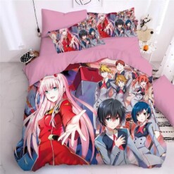 Darling In The Franxx Hiro Zero Two Ichigo 19 Duvet