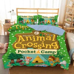 Animal Crossing Tom Nook 2 Duvet Cover Quilt Cover Pillowcase