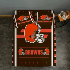 Cleveland Browns Bedding Sets Duvet Cover Bedroom Quilt Bed Sets