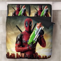 Deadpool X Men 11 Duvet Cover Quilt Cover Pillowcase Bedding Sets