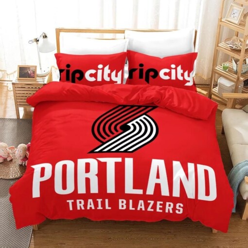 Basketball Portland Trail Blazers Basketball 14 Duvet Cover Quilt Cover