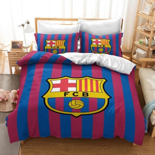 Barcelona Football Club 14 Duvet Cover Quilt Cover Pillowcase Bedding