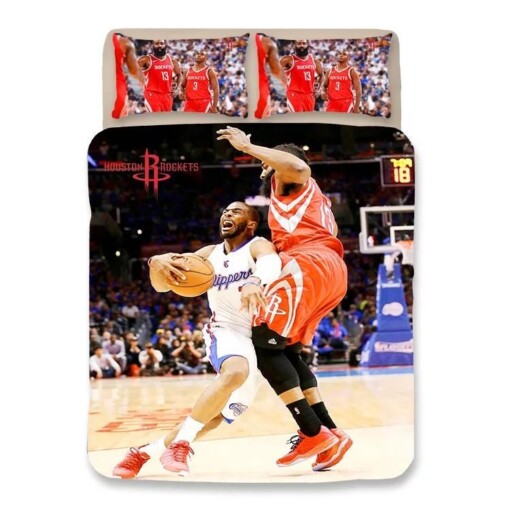 Basketball Houston Rockets James Harden 15 Basketball 14 Duvet Cover