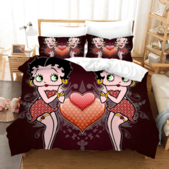 Betty Boop 13 Duvet Cover Pillowcase Bedding Sets Home Bedroom