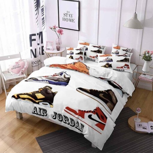 Air Jordan 3d Printed Bedding Sets Quilt Sets Duvet Cover