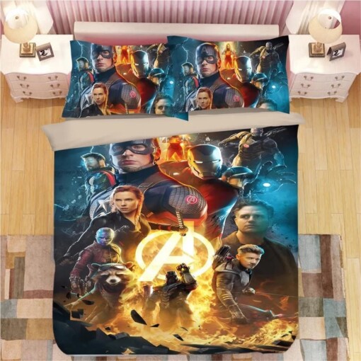 Avengers Infinity War 16 Duvet Cover Pillowcase Bedding Sets Home