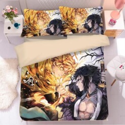 Demon Slayer Kimetsu No Yaiba 48 Duvet Cover Quilt Cover