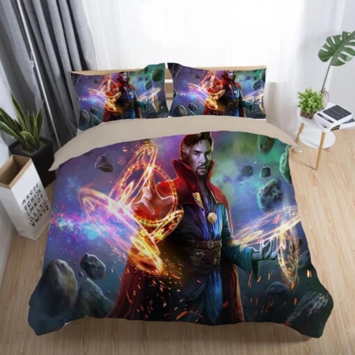 Doctor Strange Marvel Superhero 4 Duvet Cover Pillowcase Bedding Sets