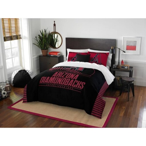 Arizona Diamondbacks Logo Bedding Sports Bedding Sets Bedding Sets With