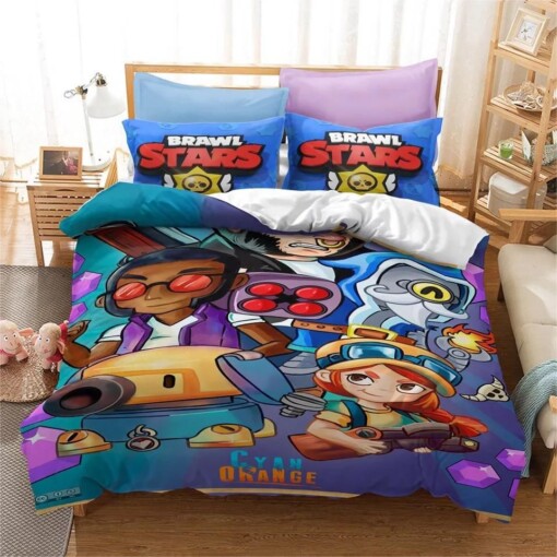 Brawl Stars 5 Duvet Cover Quilt Cover Pillowcase Bedding Sets