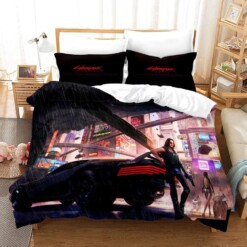 Cyberpunk 2077 21 Duvet Cover Quilt Cover Pillowcase Bedding Sets