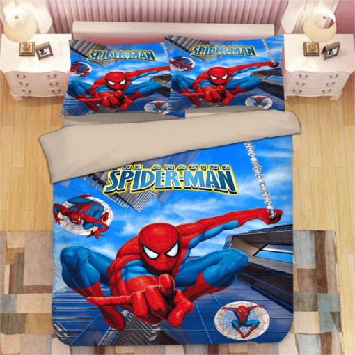 Avengers Spiderman 5 Duvet Cover Quilt Cover Pillowcase Bedding Sets