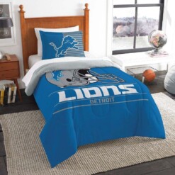 Detroit Lions Bedding Sets 8211 1 Duvet Cover 038 2