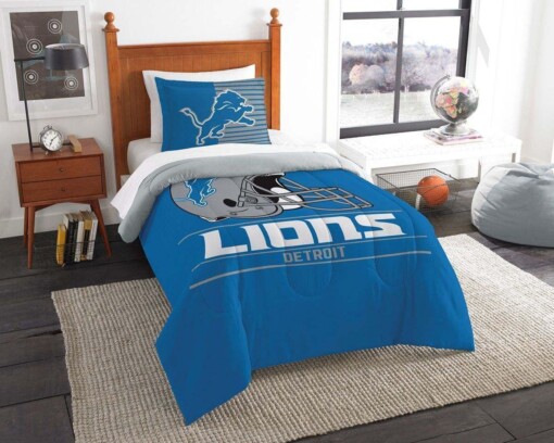 Detroit Lions Bedding Sets 8211 1 Duvet Cover 038 2