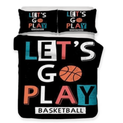 Basketball Lover Bedding Sets Duvet Cover Bedroom Quilt Bed Sets