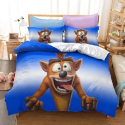 Crash Bandicoot 3 Warped 12 Duvet Cover Quilt Cover Pillowcase