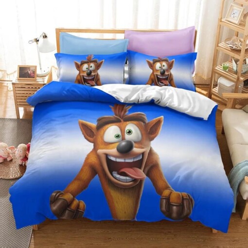 Crash Bandicoot 3 Warped 12 Duvet Cover Quilt Cover Pillowcase