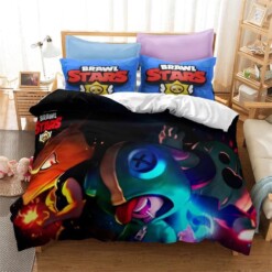 Brawl Stars 23 Duvet Cover Quilt Cover Pillowcase Bedding Sets