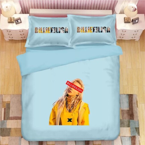 Billie Eilish Bellyache 3 Duvet Cover Pillowcase Bedding Sets Home