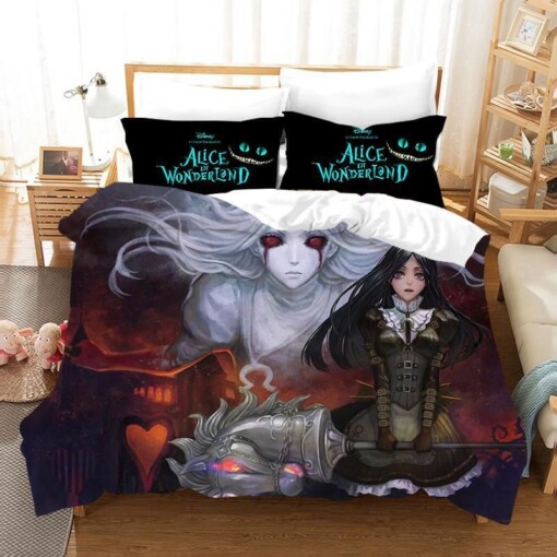 Alice In Wonderland 25 Duvet Cover Pillowcase Bedding Sets Home