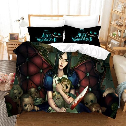 Alice In Wonderland 12 Duvet Cover Pillowcase Bedding Sets Home