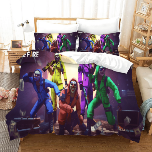 Free Fire 10 Duvet Cover Quilt Cover Pillowcase Bedding Sets