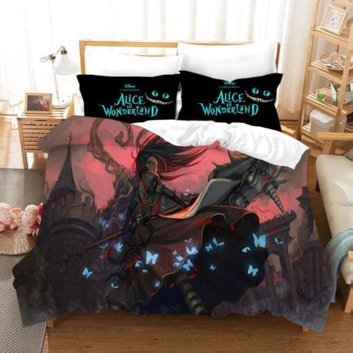 Alice In Wonderland 23 Duvet Cover Pillowcase Bedding Sets Home