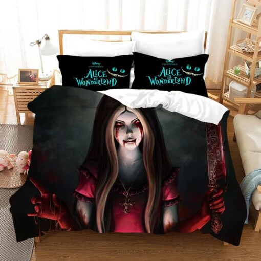Alice In Wonderland 3 Duvet Cover Quilt Cover Pillowcase Bedding