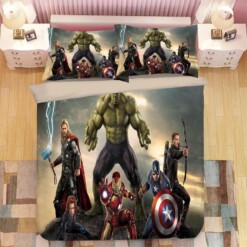 Avengers Infinity War 12 Duvet Cover Pillowcase Bedding Sets Home