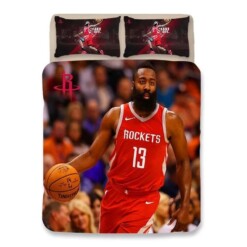 Basketball Houston Rockets James Harden 13 Basketball 9 Duvet Cover