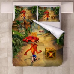 Crash Bandicoot 3 Warped 6 Duvet Cover Quilt Cover Pillowcase