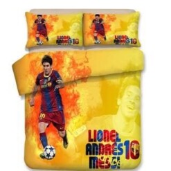 Barcelona Lionel Andres Messi Football Club 4 Duvet Cover Quilt