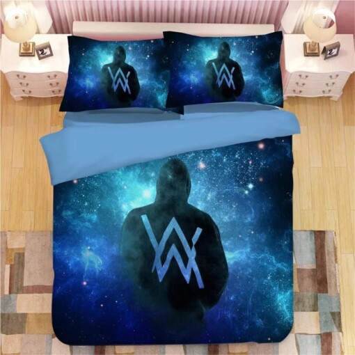 Alan Walker 4 Duvet Cover Pillowcase Bedding Set Quilt Bed