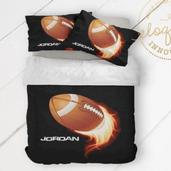 Football Comforter Bedding Sets Duvet Cover Bedroom Quilt Bed Sets