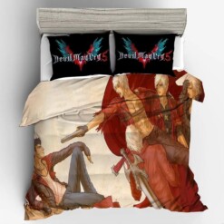 Devil May Cry 5 4 Duvet Cover Quilt Cover Pillowcase