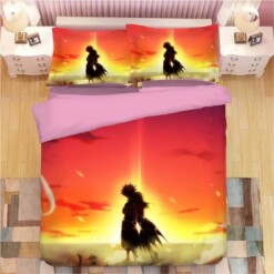 Fairy Tail 10 Duvet Cover Pillowcase Bedding Set Quilt Bed