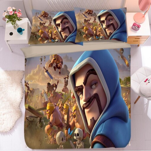 Clash Of Clans 4 Duvet Cover Quilt Cover Pillowcase Bedding