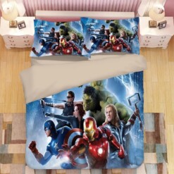 Avengers Endgame 3 Duvet Cover Pillowcase Bedding Sets Home Decor