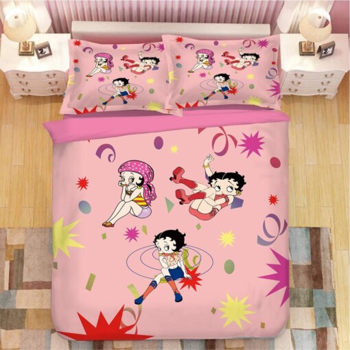 Betty Boop 8 Duvet Cover Quilt Cover Pillowcase Bedding Sets