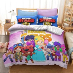 Brawl Stars 20 Duvet Cover Quilt Cover Pillowcase Bedding Sets